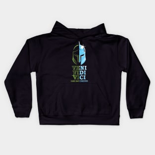 Veni Vidi Vici- I Came I Saw I Conquered- Design Graphics Kids Hoodie